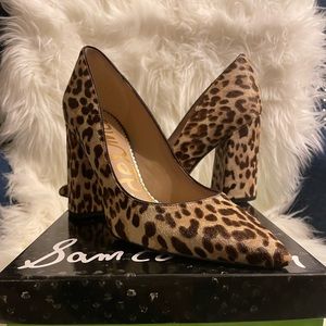 Sam Edelman Halton Sand Leopard Pump - Size 8